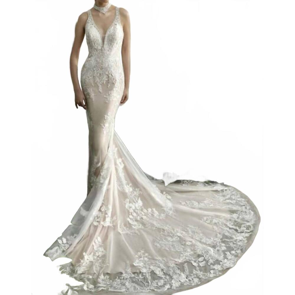 NEW ETERNITY lace wedding dress in ivory